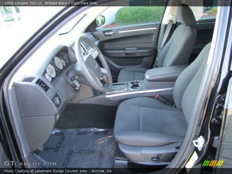 Brilliant Black / Dark Slate Gray 2009 Chrysler 300 LX