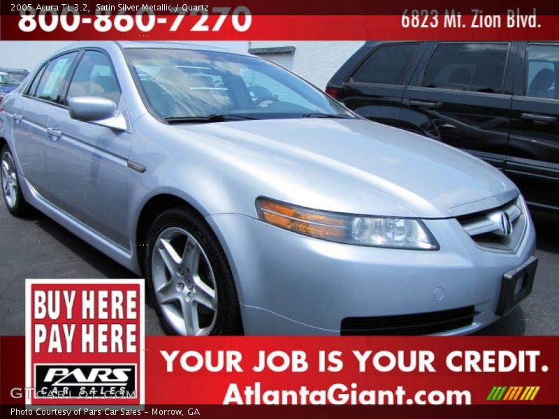 Satin Silver Metallic / Quartz 2005 Acura TL 3.2