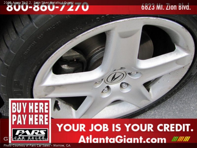 Satin Silver Metallic / Quartz 2005 Acura TL 3.2