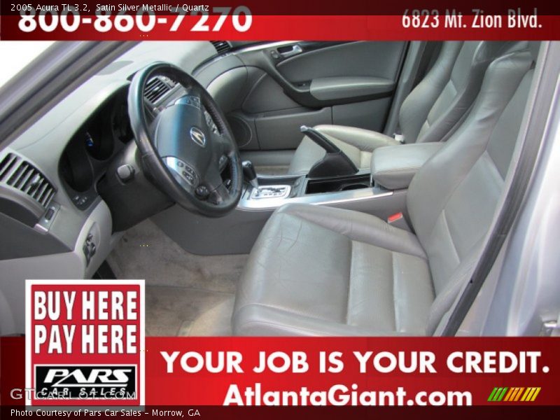 Satin Silver Metallic / Quartz 2005 Acura TL 3.2