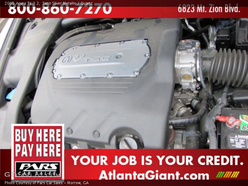 Satin Silver Metallic / Quartz 2005 Acura TL 3.2
