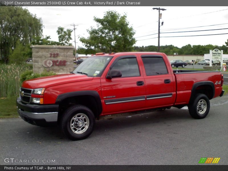 Victory Red / Dark Charcoal 2006 Chevrolet Silverado 2500HD LS Crew Cab 4x4