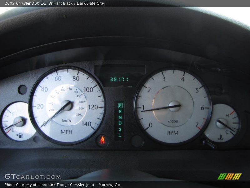 Brilliant Black / Dark Slate Gray 2009 Chrysler 300 LX