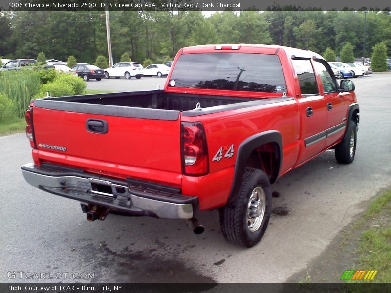 Victory Red / Dark Charcoal 2006 Chevrolet Silverado 2500HD LS Crew Cab 4x4
