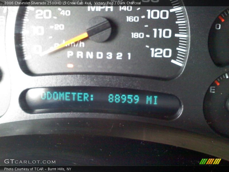 Victory Red / Dark Charcoal 2006 Chevrolet Silverado 2500HD LS Crew Cab 4x4