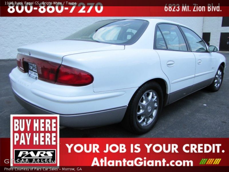 Bright White / Taupe 1998 Buick Regal GS