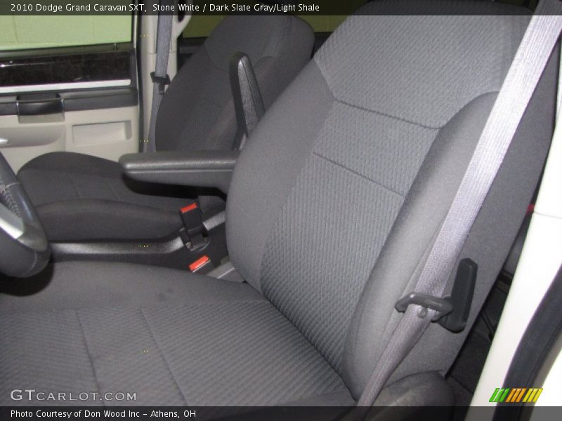 Stone White / Dark Slate Gray/Light Shale 2010 Dodge Grand Caravan SXT