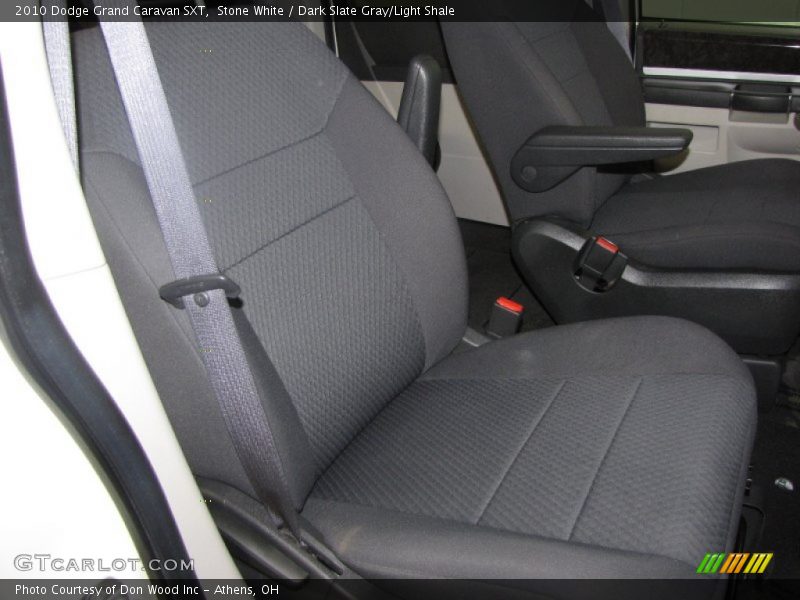 Stone White / Dark Slate Gray/Light Shale 2010 Dodge Grand Caravan SXT