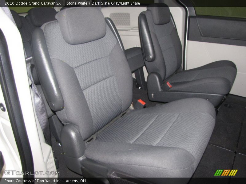 Stone White / Dark Slate Gray/Light Shale 2010 Dodge Grand Caravan SXT