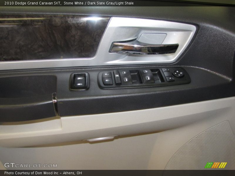 Stone White / Dark Slate Gray/Light Shale 2010 Dodge Grand Caravan SXT