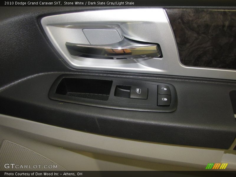 Stone White / Dark Slate Gray/Light Shale 2010 Dodge Grand Caravan SXT