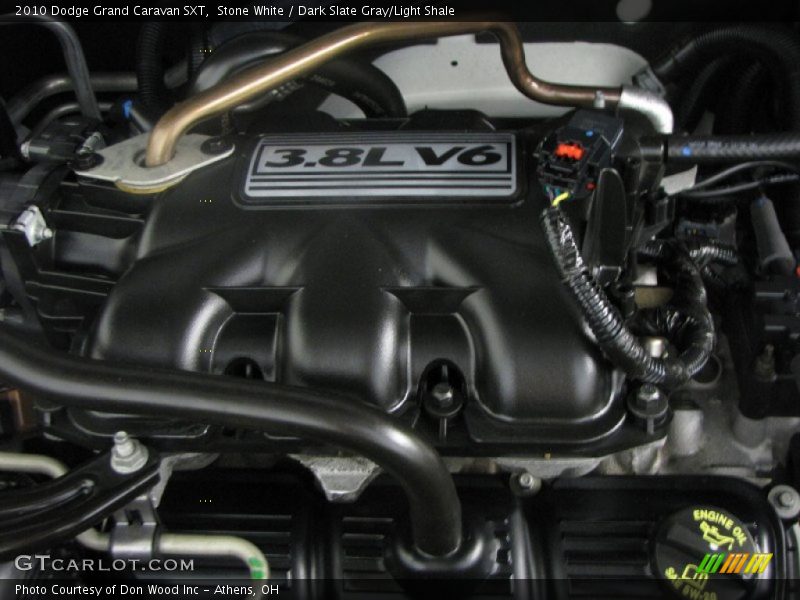 Stone White / Dark Slate Gray/Light Shale 2010 Dodge Grand Caravan SXT