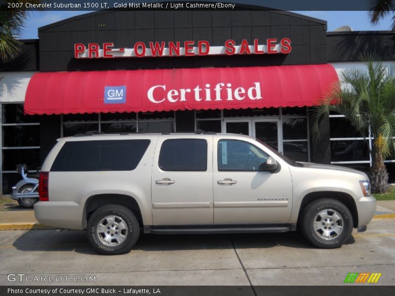 Gold Mist Metallic / Light Cashmere/Ebony 2007 Chevrolet Suburban 1500 LT