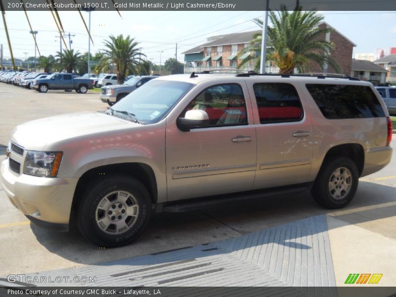 Gold Mist Metallic / Light Cashmere/Ebony 2007 Chevrolet Suburban 1500 LT