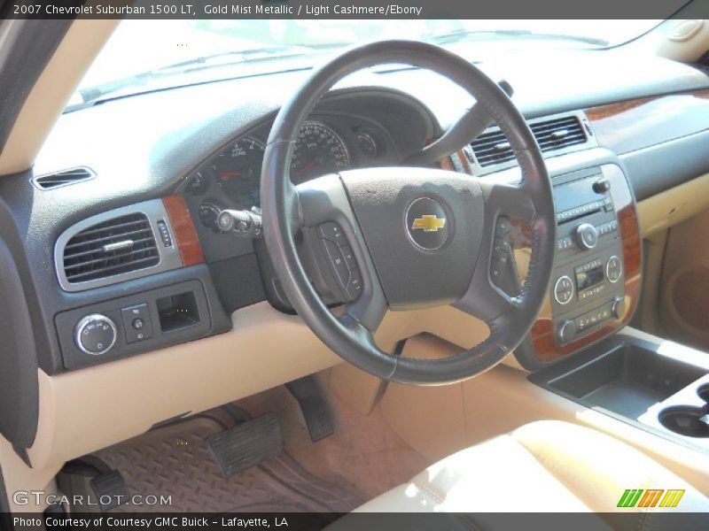 Gold Mist Metallic / Light Cashmere/Ebony 2007 Chevrolet Suburban 1500 LT