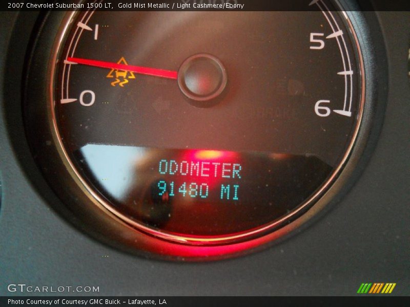 Gold Mist Metallic / Light Cashmere/Ebony 2007 Chevrolet Suburban 1500 LT