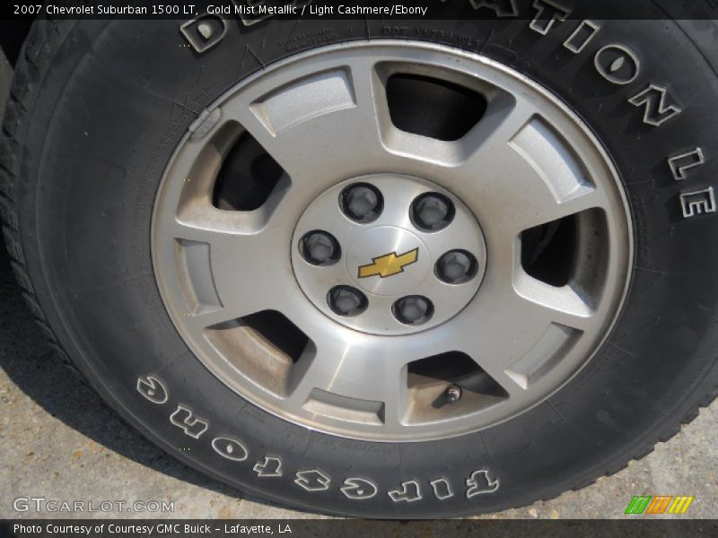 Gold Mist Metallic / Light Cashmere/Ebony 2007 Chevrolet Suburban 1500 LT