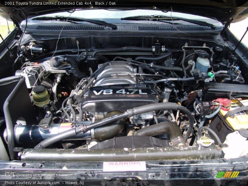  2001 Tundra Limited Extended Cab 4x4 Engine - 4.7 Liter DOHC 32-Valve V8
