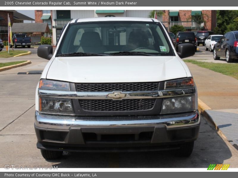 Summit White / Medium Dark Pewter 2005 Chevrolet Colorado Regular Cab