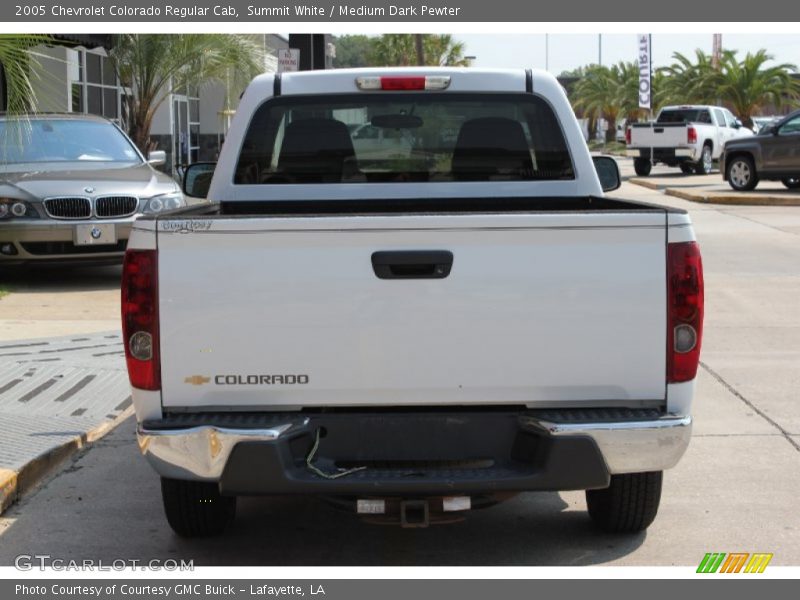 Summit White / Medium Dark Pewter 2005 Chevrolet Colorado Regular Cab