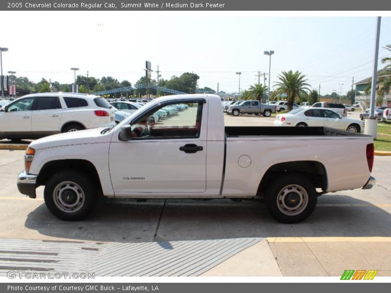Summit White / Medium Dark Pewter 2005 Chevrolet Colorado Regular Cab