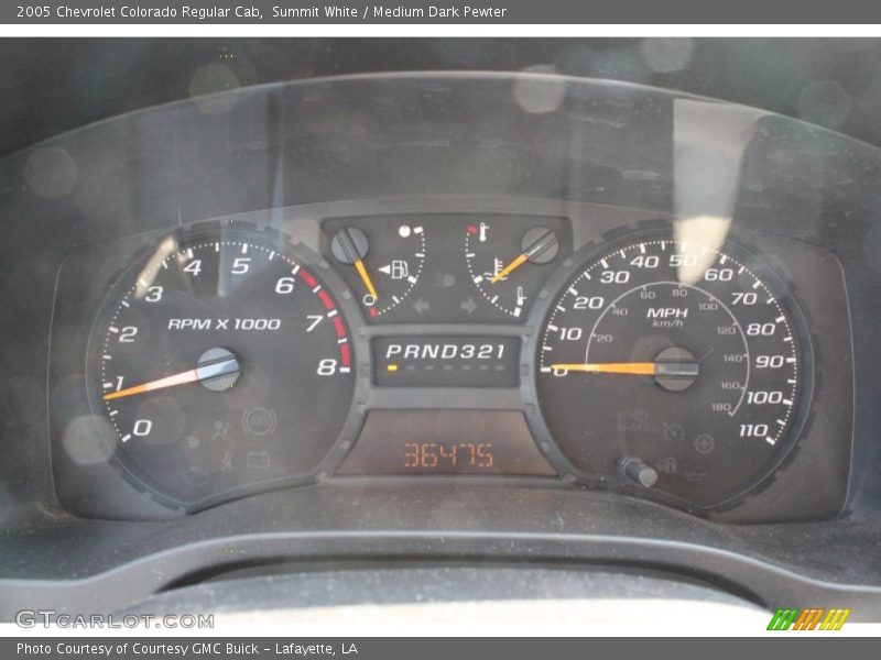 Summit White / Medium Dark Pewter 2005 Chevrolet Colorado Regular Cab