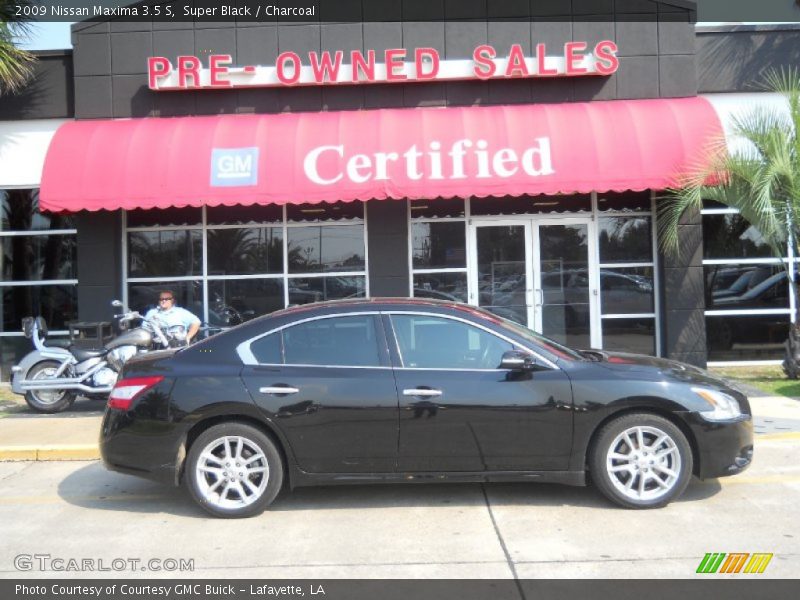 Super Black / Charcoal 2009 Nissan Maxima 3.5 S