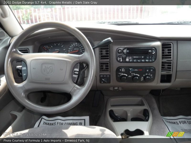 Graphite Metallic / Dark Slate Gray 2002 Dodge Durango SLT 4x4