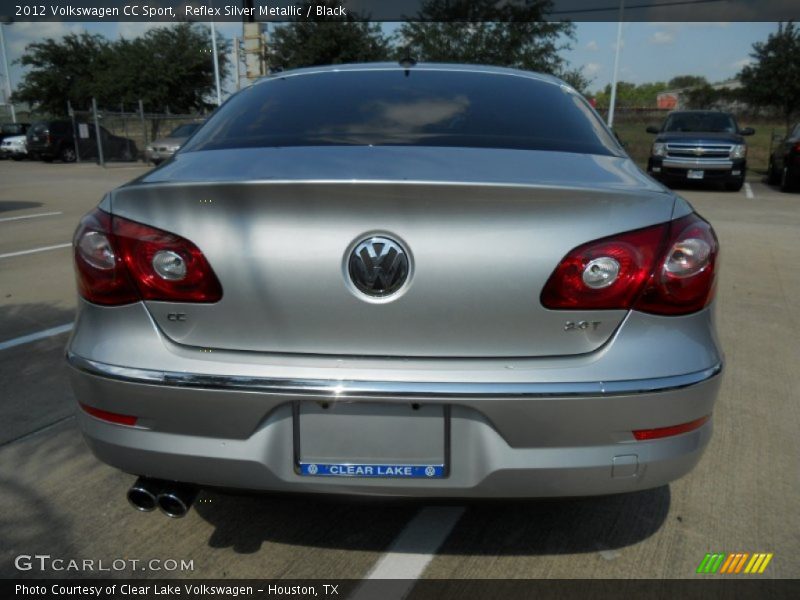 Reflex Silver Metallic / Black 2012 Volkswagen CC Sport