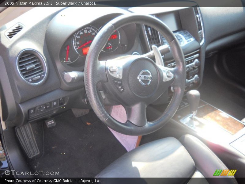 Super Black / Charcoal 2009 Nissan Maxima 3.5 S