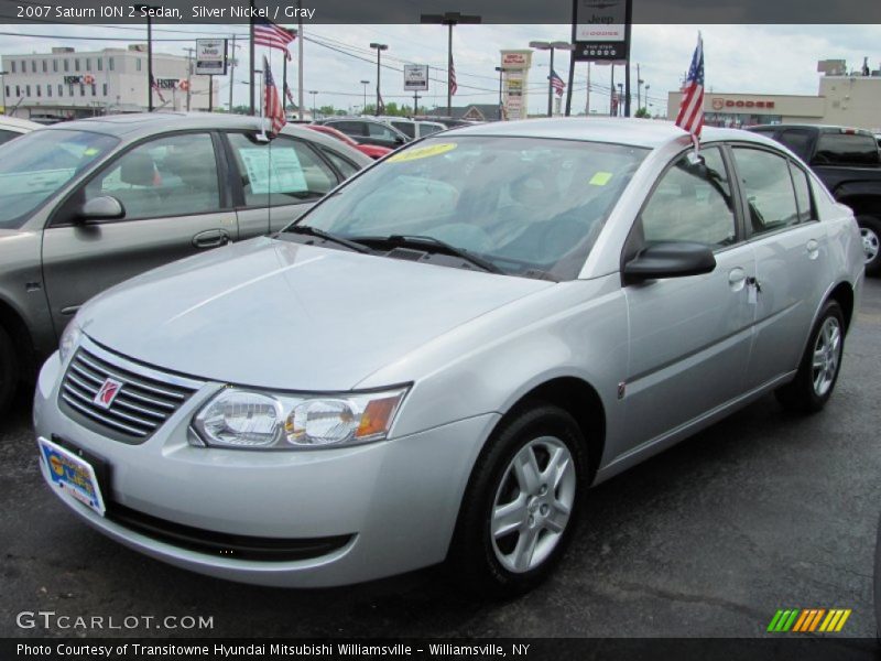 Silver Nickel / Gray 2007 Saturn ION 2 Sedan