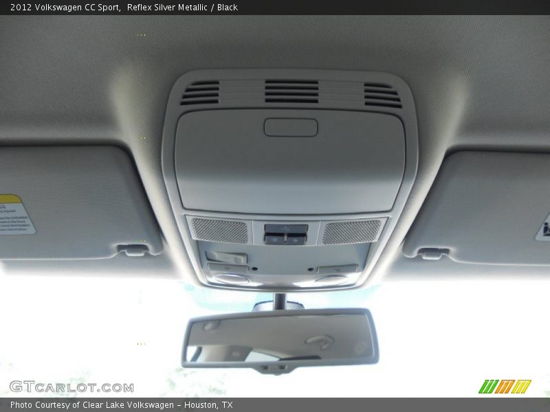 Reflex Silver Metallic / Black 2012 Volkswagen CC Sport