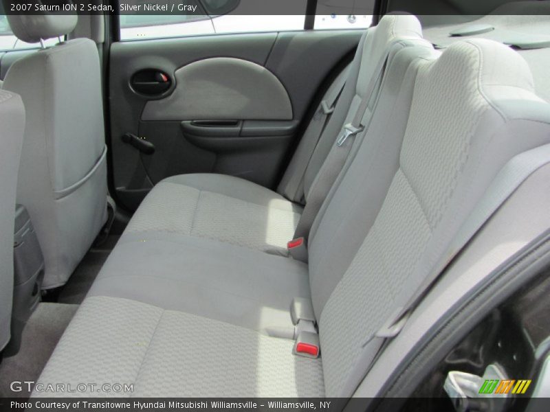  2007 ION 2 Sedan Gray Interior