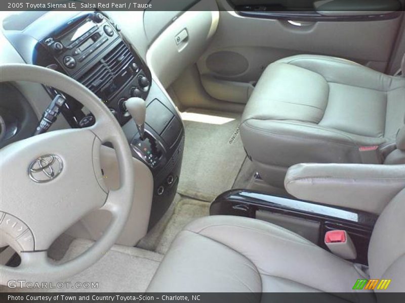 Salsa Red Pearl / Taupe 2005 Toyota Sienna LE