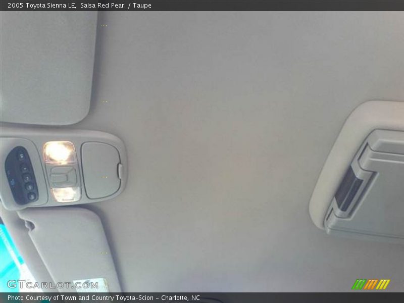 Salsa Red Pearl / Taupe 2005 Toyota Sienna LE