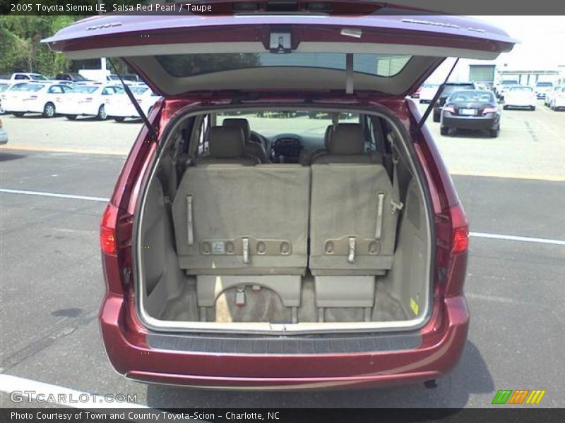 Salsa Red Pearl / Taupe 2005 Toyota Sienna LE