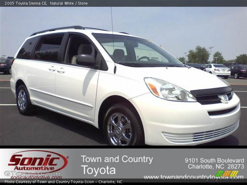 Natural White / Stone 2005 Toyota Sienna CE