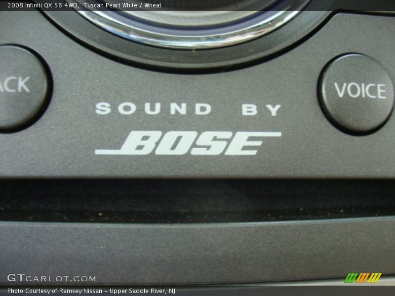 Tuscan Pearl White / Wheat 2008 Infiniti QX 56 4WD