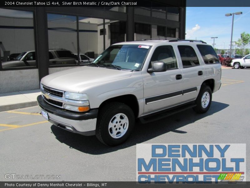 Silver Birch Metallic / Gray/Dark Charcoal 2004 Chevrolet Tahoe LS 4x4
