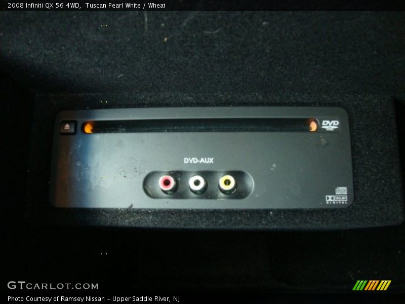Tuscan Pearl White / Wheat 2008 Infiniti QX 56 4WD