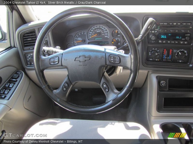 Silver Birch Metallic / Gray/Dark Charcoal 2004 Chevrolet Tahoe LS 4x4