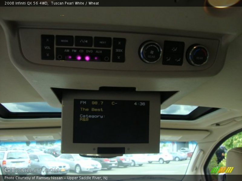 Tuscan Pearl White / Wheat 2008 Infiniti QX 56 4WD