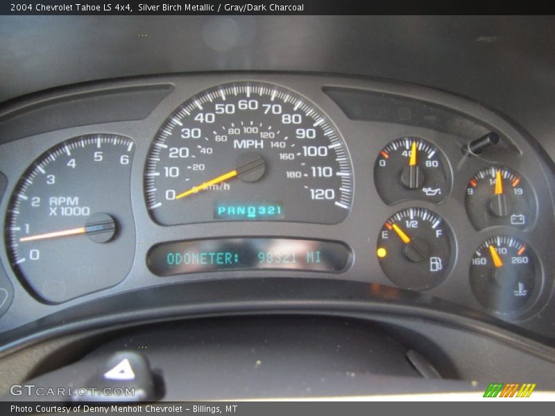 Silver Birch Metallic / Gray/Dark Charcoal 2004 Chevrolet Tahoe LS 4x4