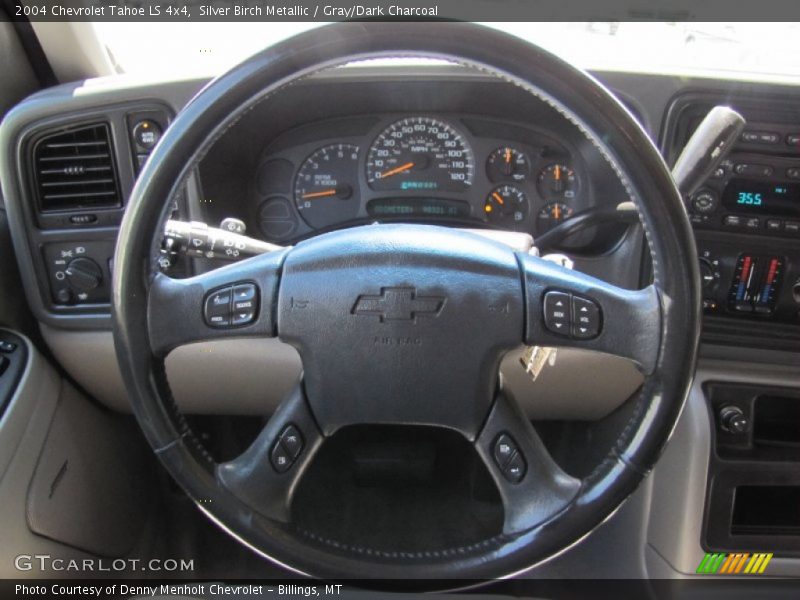 Silver Birch Metallic / Gray/Dark Charcoal 2004 Chevrolet Tahoe LS 4x4