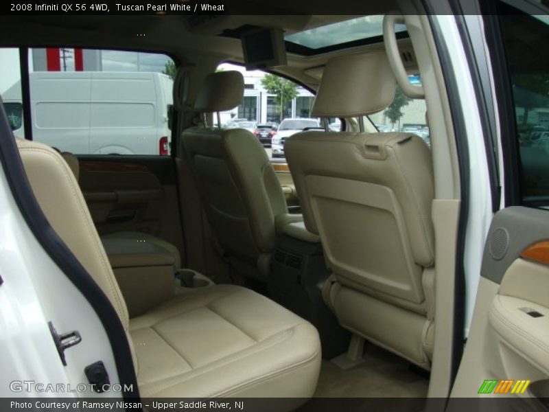Tuscan Pearl White / Wheat 2008 Infiniti QX 56 4WD