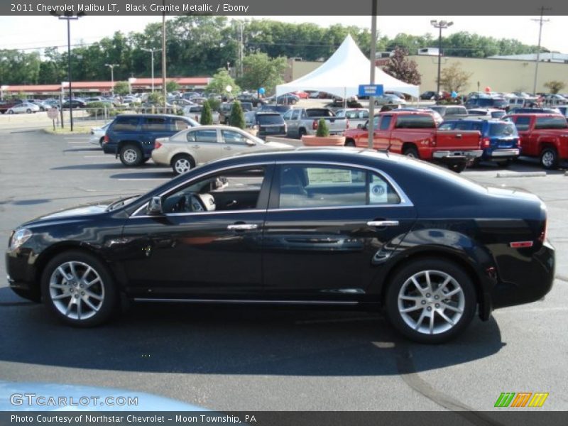 Black Granite Metallic / Ebony 2011 Chevrolet Malibu LT