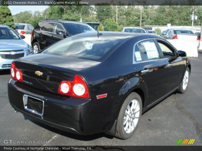 Black Granite Metallic / Ebony 2011 Chevrolet Malibu LT