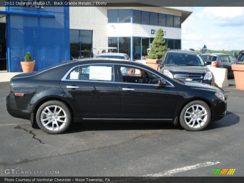 Black Granite Metallic / Ebony 2011 Chevrolet Malibu LT