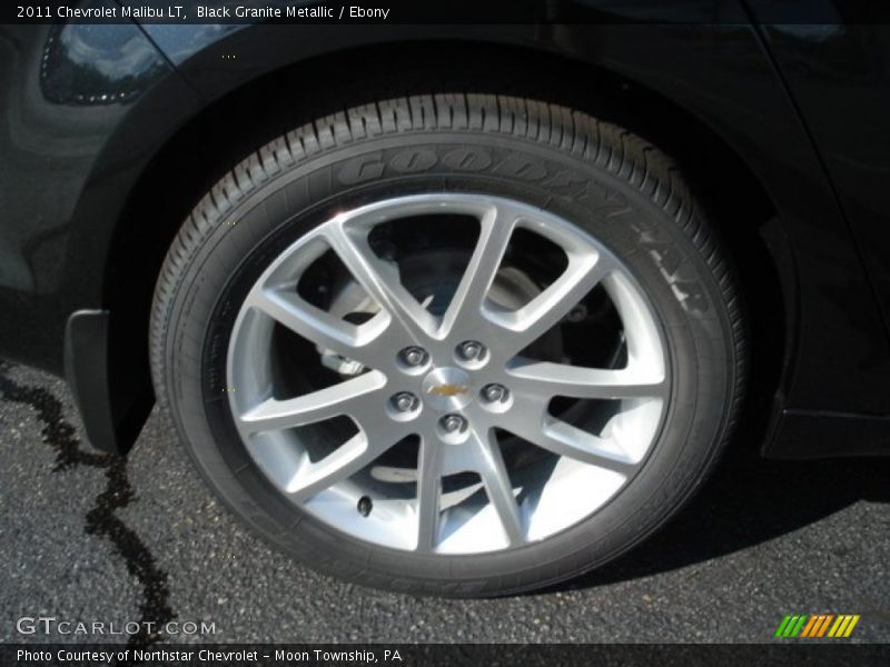 Black Granite Metallic / Ebony 2011 Chevrolet Malibu LT