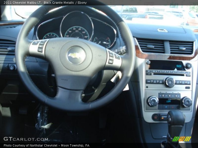 Black Granite Metallic / Ebony 2011 Chevrolet Malibu LT